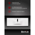 BOND S05-1200 Раковина встраиваемая прямоугольная 121,5*46,5*17см белая с переливом